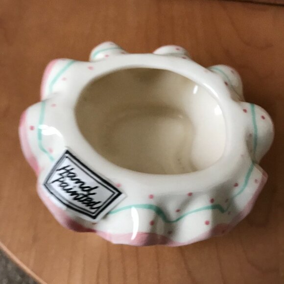 Vintage Fitz and Floyd Ceramic Tooth Fairy Elephant Box Marked 1992 - Picture 7 of 11